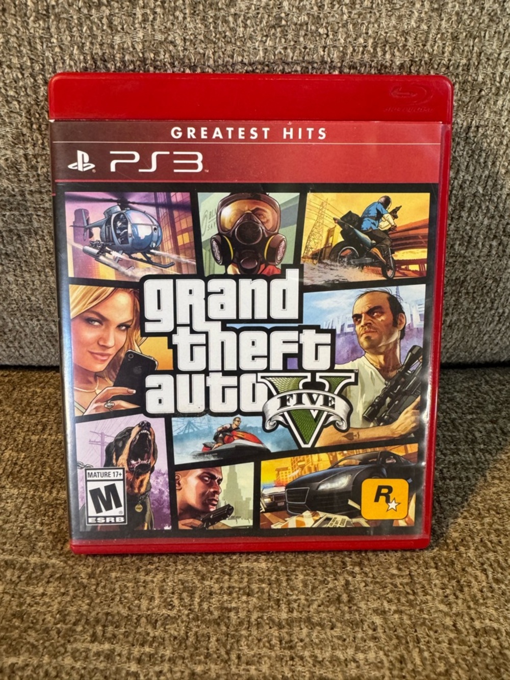 Grand Theft Auto V Sony Greatest Hits edition for the PlayStation 3 rated Mr